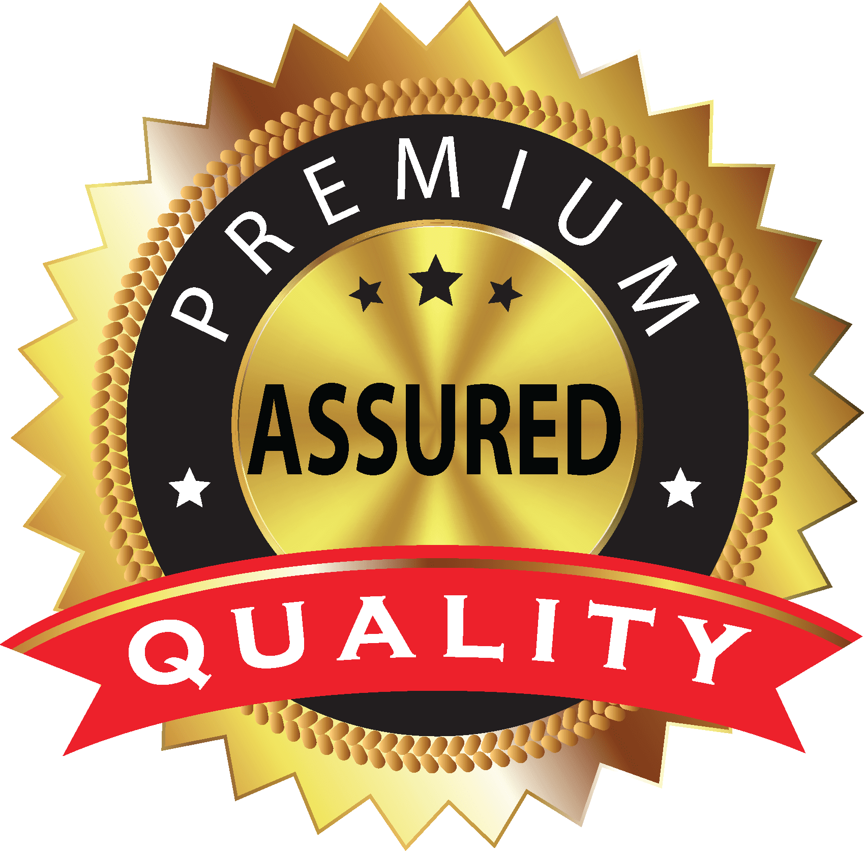 Premium quality golden medal icon seal sig Vector Image
